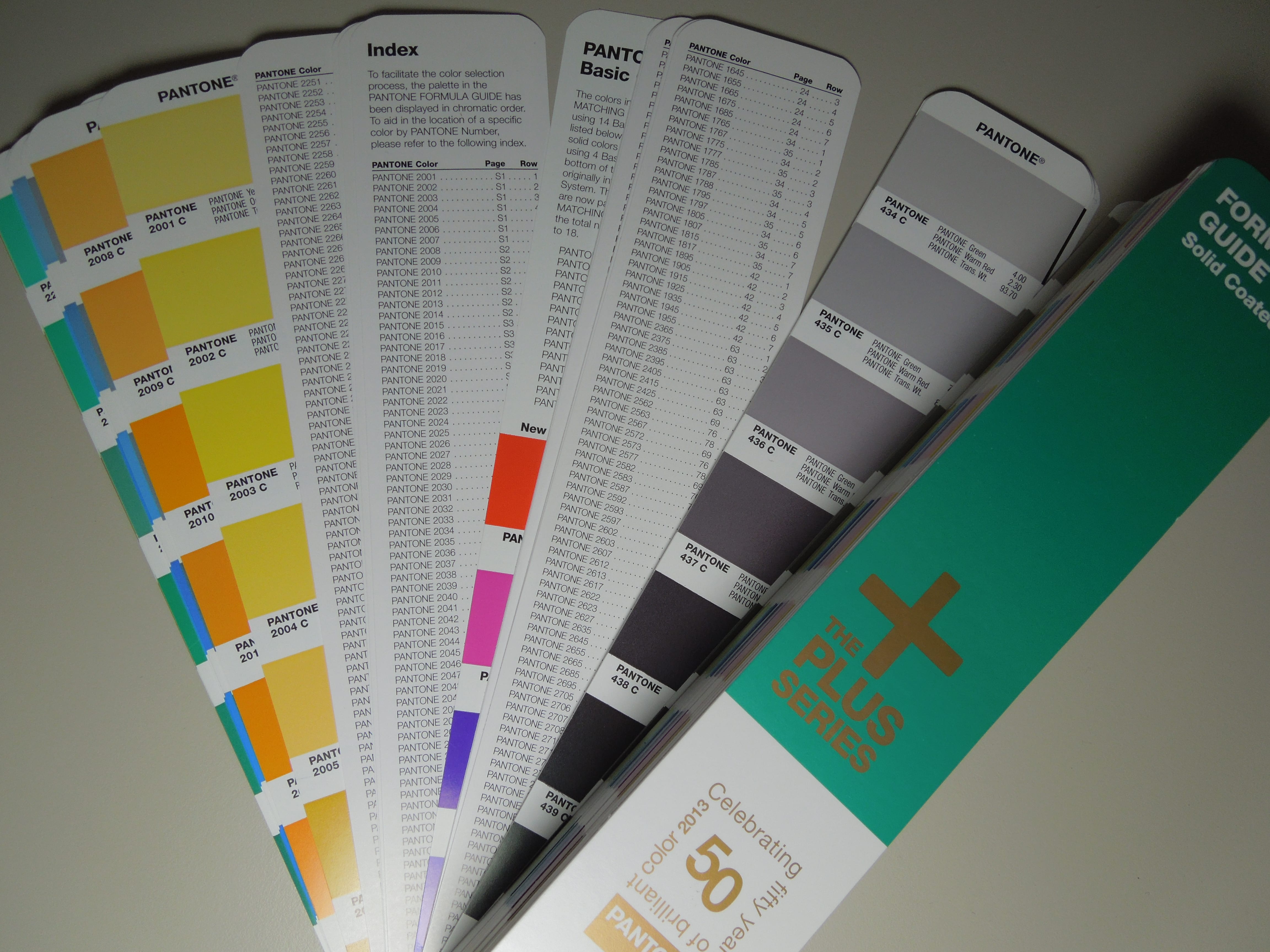 Colour deviations in PANTONE Color Bridge Guides