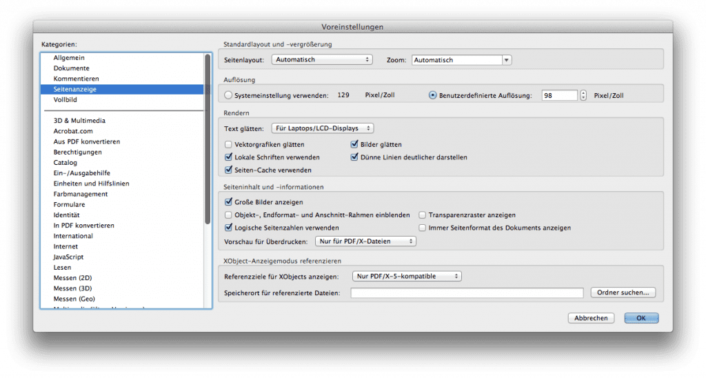 Hier können Sie die Option "Vektorgrafiken glätten" einfach abwählen