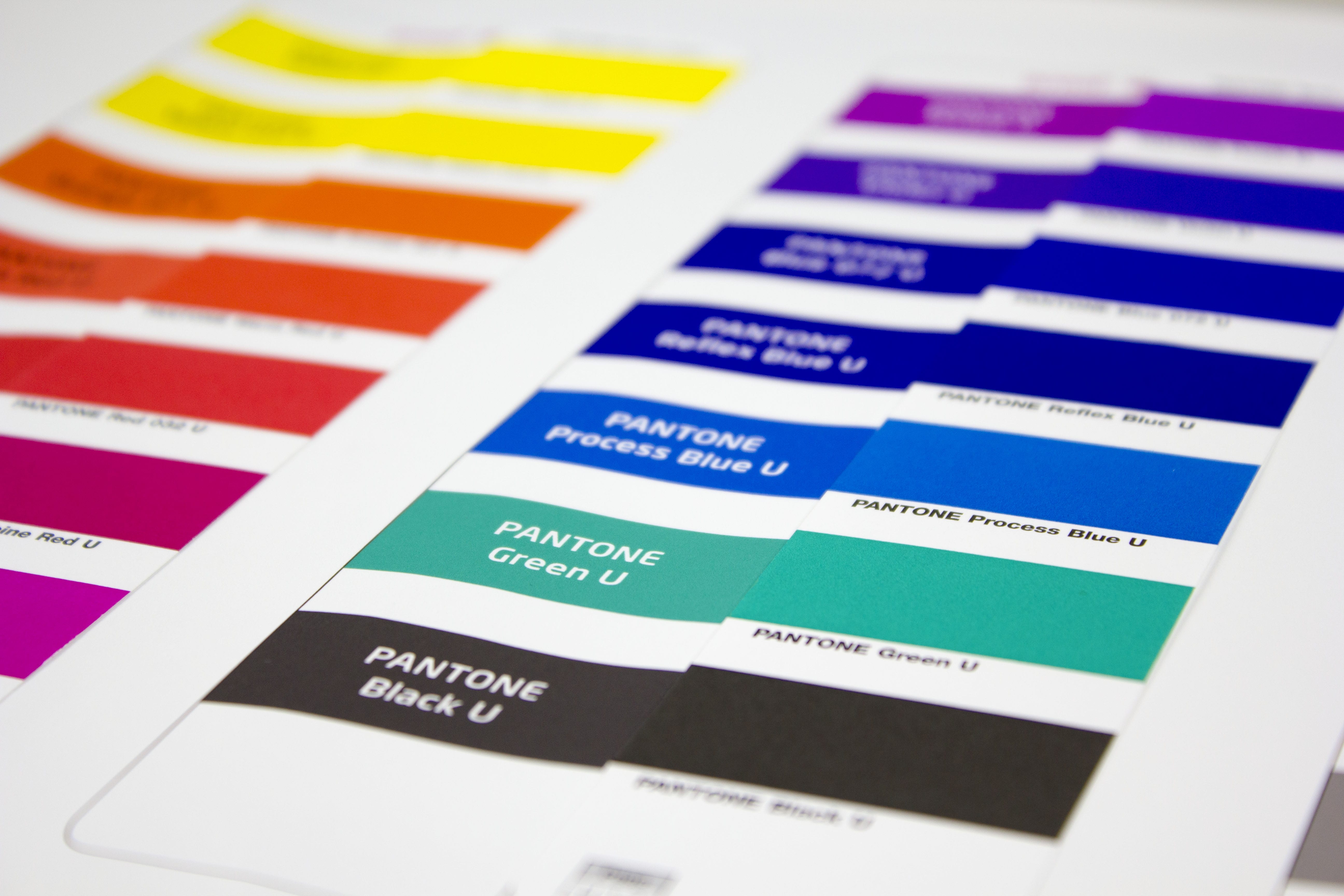 Pantone CMYK Führung Glänzend Beschichtet 2,868 4 Farben Process Neueste Version 