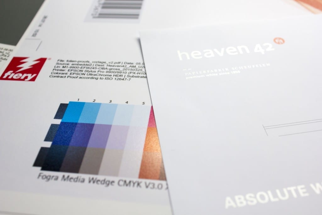 Scheufelen Heaven 42 Heaven42 Comparaison avec l'épreuve numérique de la Proof GmbH