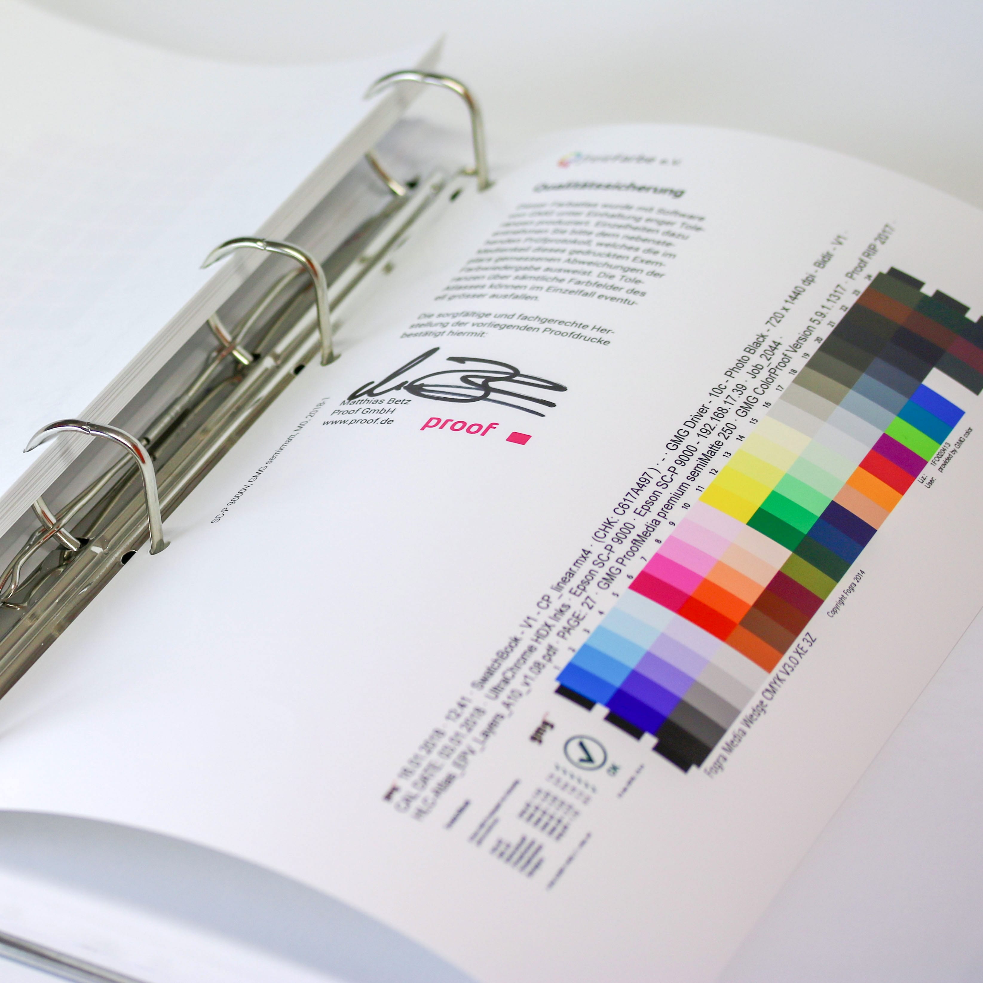 HLC Colour Atlas Qualitätssicherung von freieFarbe und Proof GmbH