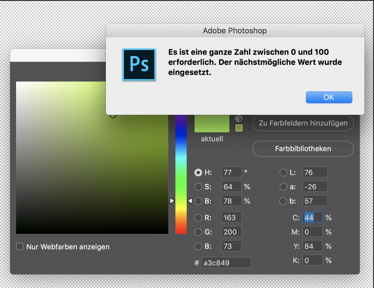 adobe color picker 2019 decimal places