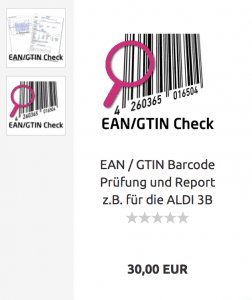 Comprobar EAN / GTIN del pedido