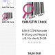 EAN / GTIN Barcode-Prüfung und Report bei shop.proof.de