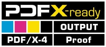 Certificat PDF X-ready pour l'impression d'épreuves de données PDF-X/4. La Proof GmbH est certifiée depuis de nombreuses années pour l'épreuvage de données PDF/X-4.