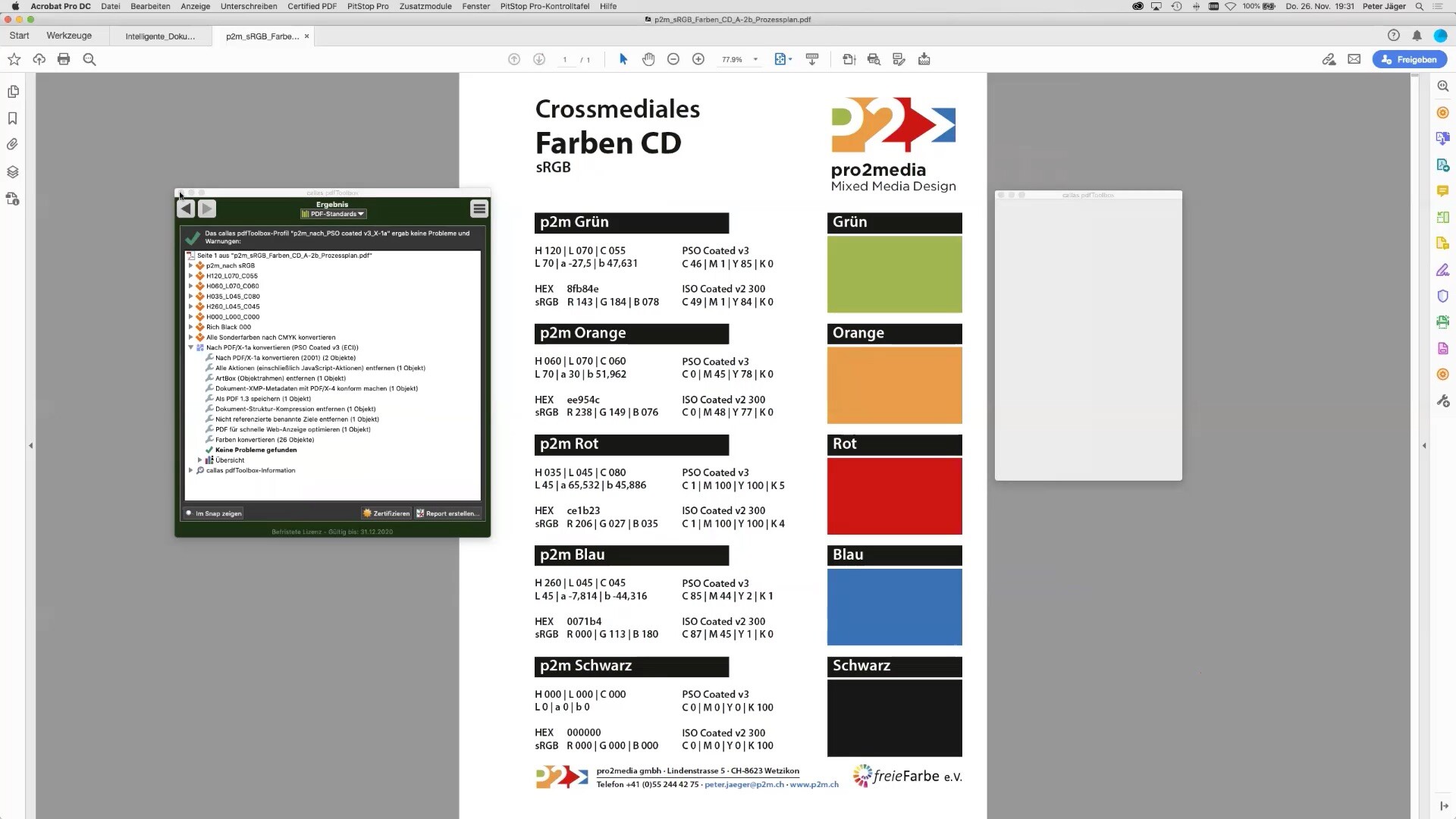 InDesign User Group Stuttgart: Crossmedia Corporate Design koos freieFarbe ja Gamutmapiga: Preview image
