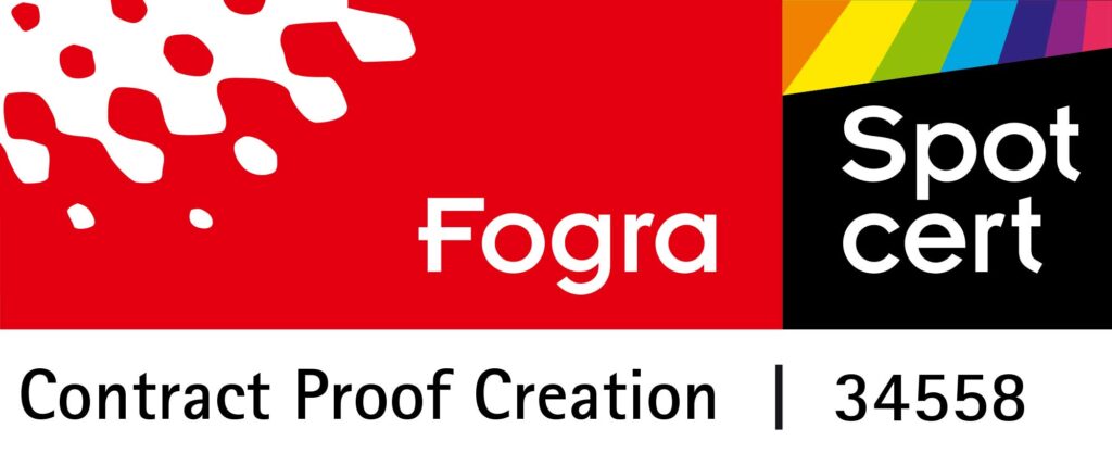 Fogra Certifikat Proof GmbH 2021 Fogra Kontrakt Bevis Skapande 34558