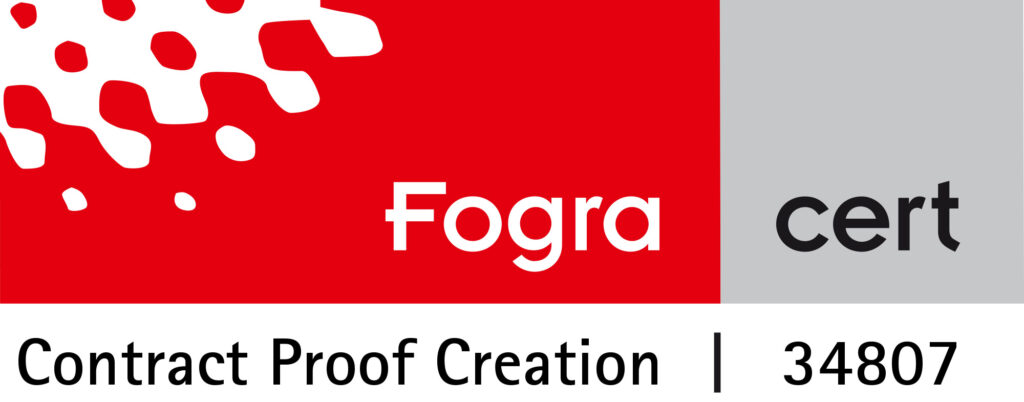 Fogra-certifikat Proof GmbH 2021 Fogra 55 7C CMYKOGV eCG 34807