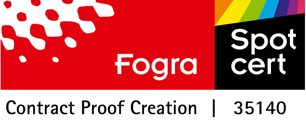 Fogra SpotCert certificering 35140 - Proof GmbH